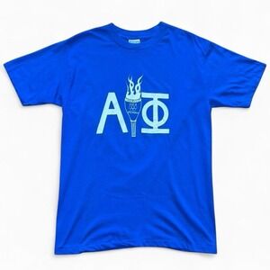 Vintage 90s Alpha Phi Greek Sorority University of America Olympics T-shirt XL